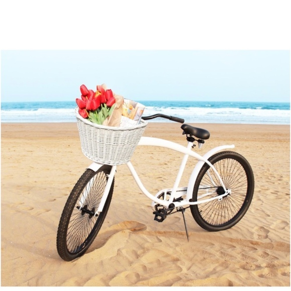 Colorbasket Adult Front‎ Handlebar white